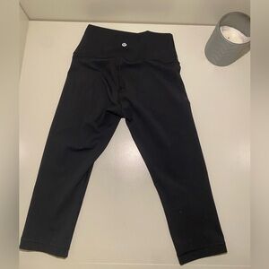 Lululemon Athletica Black Cropped Ankle Pants Modern Fit